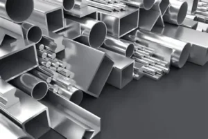 Aluminio, uno de los metales no ferrosos más utilizados. Es ligero, resistente y fácil de mecanizar.