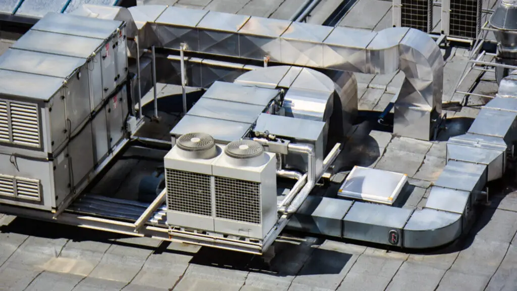 Sistemas industriales HVAC con capas de alcohol protector.